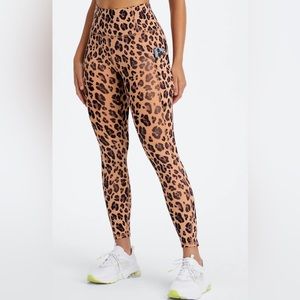 Fabletics Oasis PureLuxe High-Waisted 7/8 Natural Leopard Size 3X New with tags